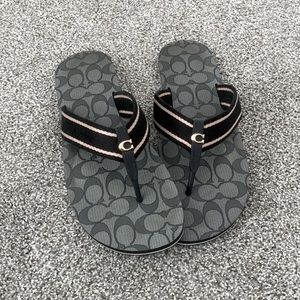 Authentic Coach flip-flops from Macy’s. Women’s 11. True to size.